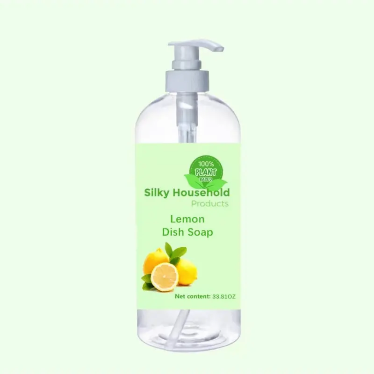 Lemon Dish Soap- Silky Household Products-Biodegradable