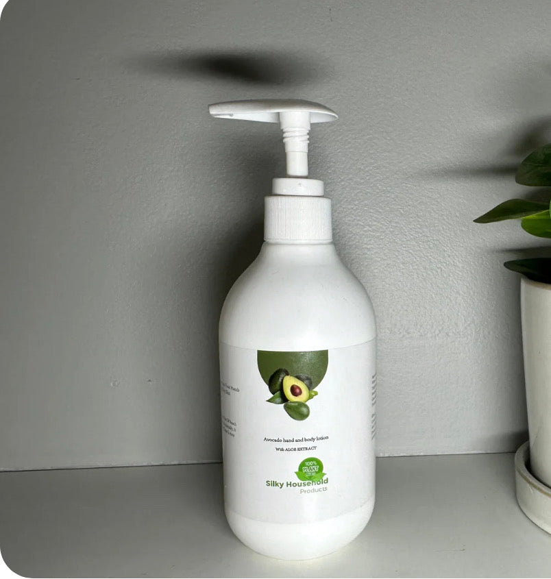 Avocado with Aloe Extract Lotion-Silky Household Products